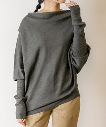 Felt-Maglietta | 変形ボトルネックアシメニット(ニット/セーター)