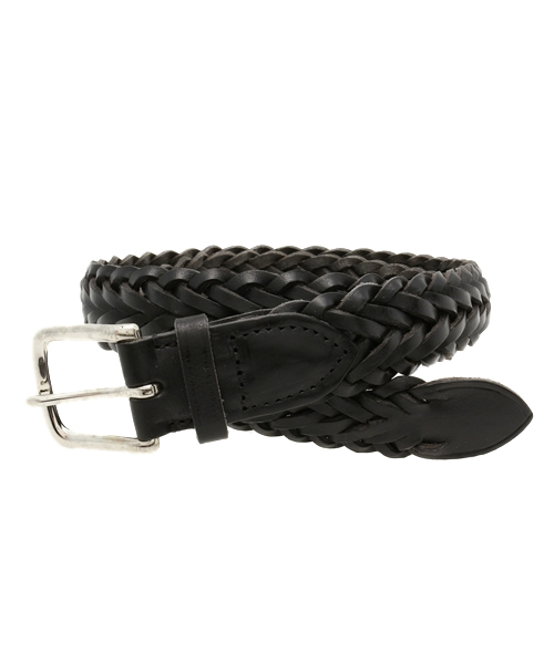 WHITE HOUSE COX(ホワイトハウスコックス)の「<Whitehouse Cox> LTR MESH BELT/ベルト(ベルト)」|ブラック