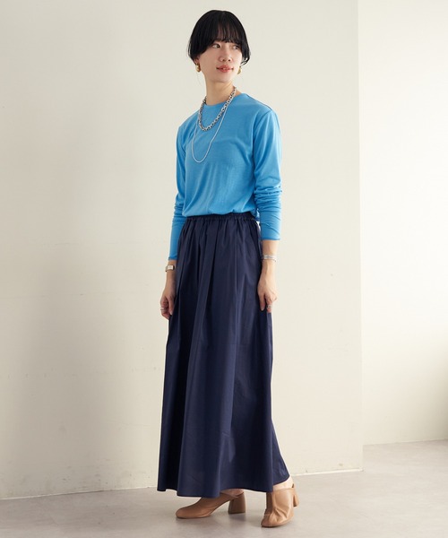 SHENERY（シーナリー）の「タックギャザーマキシスカート