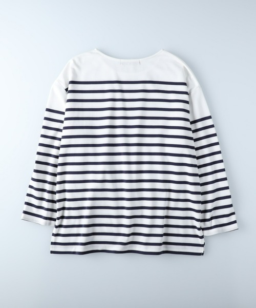 HONEYSUCKLE ROSE(ハニーサックルローズ)の「【HONEYSUCKLE ROSE】パネルボーダーロンT(Tシャツ/カットソー・レディース・ネイビー/グレー/ブラック・M/L)」の15枚目の写真