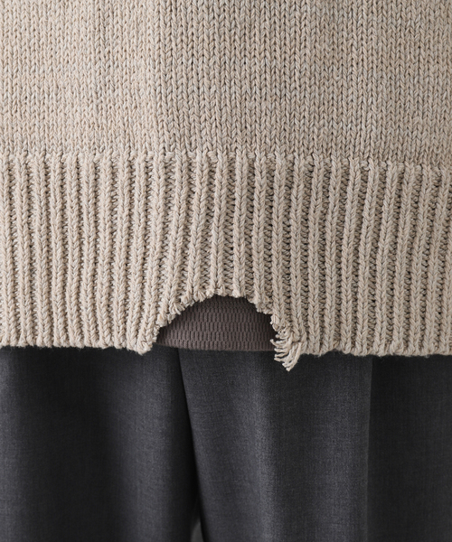 Maison Margiela（メゾンマルジェラ）の「【MAISON MARGIELA / メゾン マルジェラ】Destroyed cotton vest（ベスト・メンズ・アイボリー・MEDIUM）」の13枚目の写真