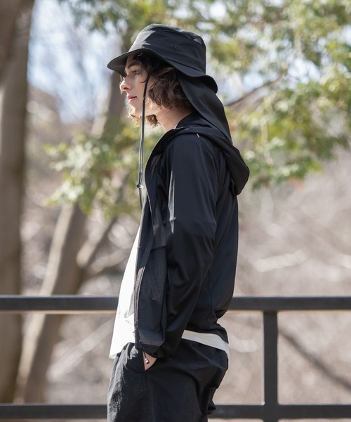 OUTDOOR PRODUCTS（アウトドアプロダクツ）の「【OUTDOOR PRODUCTS/アウトドアプロダクツ】吸水速乾　抗菌防臭加工　リフレクター　透湿　UVカット　軽量　ラッシュガードとしても使用可　ワンポイントブランドロゴ　パーカー（パーカー・メンズ・グレー/ブラック/ネイビー・MEDIUM/LARGE/X-LARGE）」の22枚目の写真