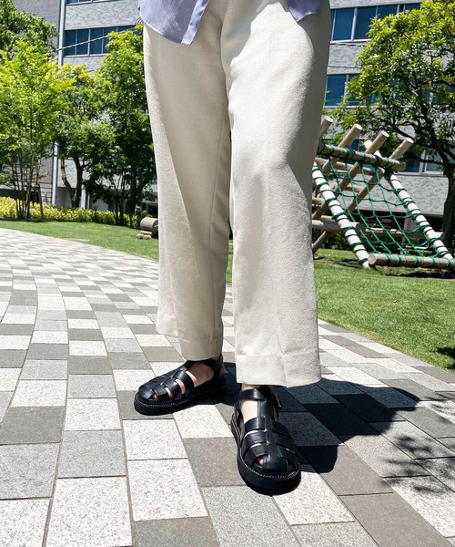 carino(カリーノ)の「厚底ビジューグルカサンダル(サンダル・レディース・クリーム/アイボリー/ブラック・M/L/LL/S)」の5枚目の写真