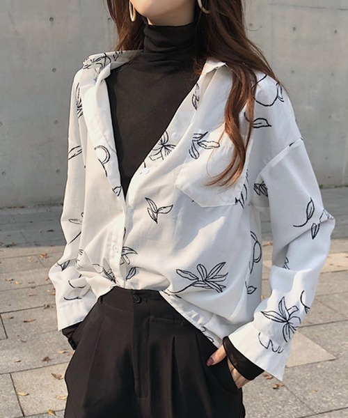 ALTROSE（アルトローズ）の「メロートップス タートルネック メロー シアー カットソー インナートップス（Tシャツ/カットソー・レディース・ホワイト/アイボリー/ブラック/グレー・FREE）」の8枚目の写真