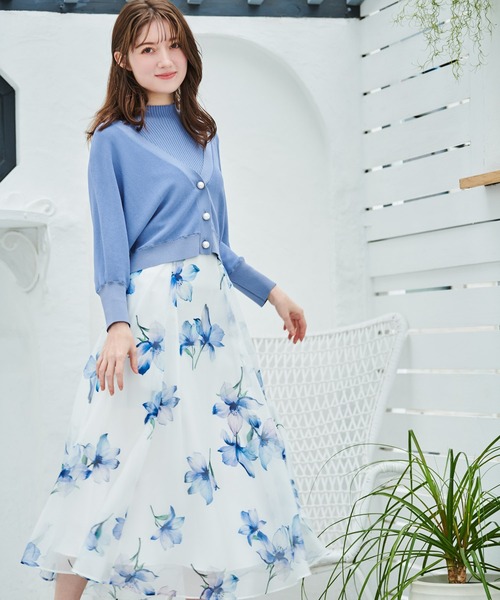 Noela（ノエラ）の「スケルトン花柄スカート（スカート）」 - WEAR