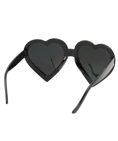 WEGO（ウィゴー）の「WEGO/ハートミラーサングラス（サングラス・レディース・サックスブルー/レッド/ライトピンク/ホワイト/イエロー系その他/イエロー/ライトパープル/ブラック・FREE）」の11枚目の写真