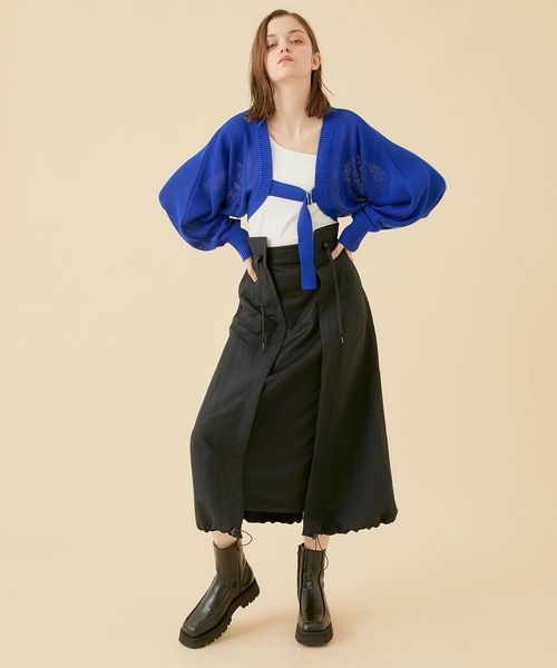 CITY TOKYO(シティトウキョウ)の「2wayマルチドッキングスカート(スカート・レディース・カーキ/ブラック/ベージュ・1/2)」の7枚目の写真