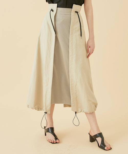 CITY TOKYO(シティトウキョウ)の「2wayマルチドッキングスカート(スカート・レディース・カーキ/ブラック/ベージュ・1/2)」の17枚目の写真