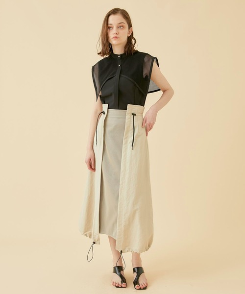 CITY TOKYO(シティトウキョウ)の「2wayマルチドッキングスカート(スカート・レディース・カーキ/ブラック/ベージュ・1/2)」の18枚目の写真