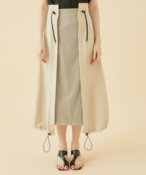 CITY TOKYO(シティトウキョウ)の「2wayマルチドッキングスカート(スカート・レディース・カーキ/ブラック/ベージュ・1/2)」の20枚目の写真