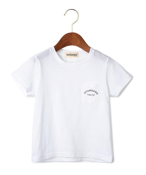 green label relaxing(グリーンレーベルリラクシング)の「【KIDS】STDK プリントポケット/Tシャツ◆(Tシャツ/カットソー・キッズ・オフホワイト/グレー/オリーブ・135/125/115/105/95)」の1枚目の写真