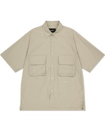 『mahagrid/マハグリッド』UTILITY POCKET SHIRT/ポケット シャツ