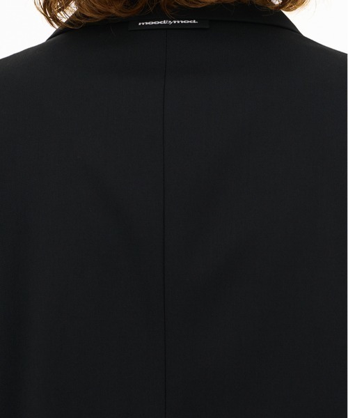 A‘gem 9(エージェムナイン)の「A'GEM/9 × .kom『MODITEC/モディテック』 ワイドシルエット ダブルカラー ジャケット(テーラードジャケット・メンズ・ブラック・M/L)」の9枚目の写真