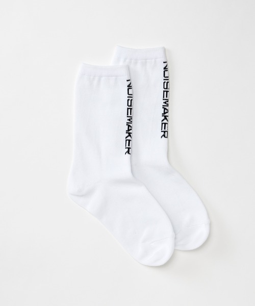 NOISE MAKER（ノイズメーカー）の「フロントロゴソックス（ソックス/靴下・メンズ・ホワイト・FREE）」の2枚目の写真