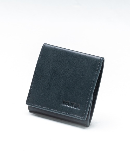 MURA（ムラ）の「牛本革 薄型 コンパクト ボックス型 コインケース（コインケース・メンズ・ネイビー/キャメル/ブラック/グリーン・FREE）」の3枚目の写真