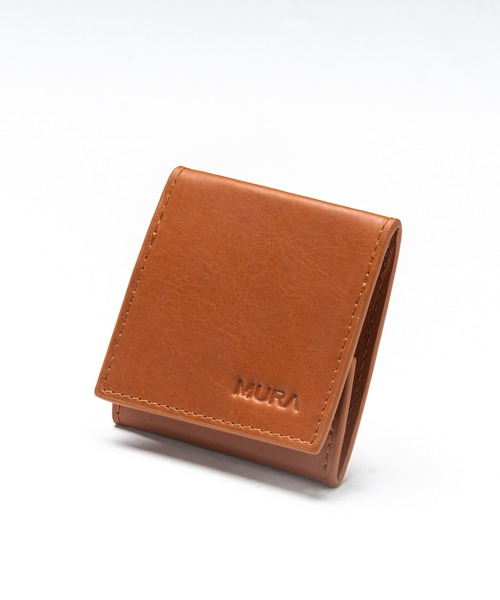 MURA（ムラ）の「牛本革 薄型 コンパクト ボックス型 コインケース（コインケース・メンズ・ネイビー/キャメル/ブラック/グリーン・FREE）」の4枚目の写真
