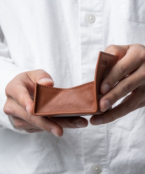 MURA（ムラ）の「牛本革 薄型 コンパクト ボックス型 コインケース（コインケース・メンズ・ネイビー/キャメル/ブラック/グリーン・FREE）」の9枚目の写真