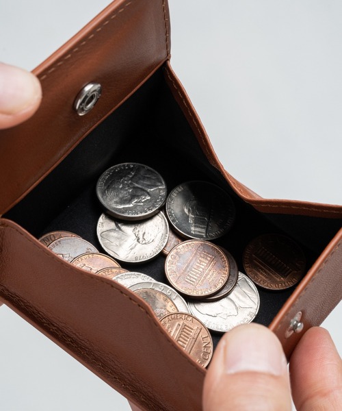 MURA（ムラ）の「牛本革 薄型 コンパクト ボックス型 コインケース（コインケース・メンズ・ネイビー/キャメル/ブラック/グリーン・FREE）」の11枚目の写真