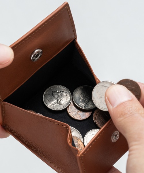 MURA（ムラ）の「牛本革 薄型 コンパクト ボックス型 コインケース（コインケース・メンズ・ネイビー/キャメル/ブラック/グリーン・FREE）」の12枚目の写真