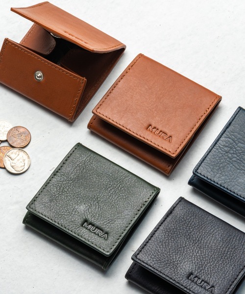 MURA（ムラ）の「牛本革 薄型 コンパクト ボックス型 コインケース（コインケース・メンズ・ネイビー/キャメル/ブラック/グリーン・FREE）」の18枚目の写真
