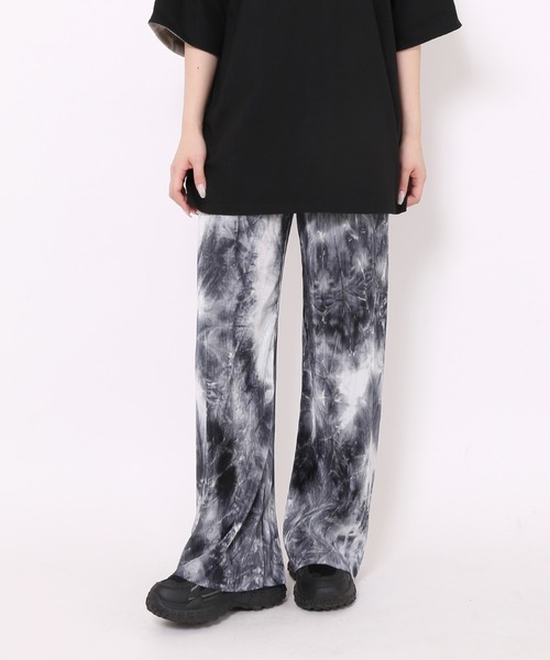 Figments(フィグメンツ)の「タイダイプリーツイージーパンツ(その他パンツ・レディース・ブラック・FREE)」の1枚目の写真