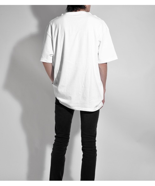 DEVICE（デバイス）の「《即納》サークルロゴ ビッグシルエット Tシャツ オーバーサイズ コットン100%（Tシャツ/カットソー・メンズ・ホワイト・FREE）」の2枚目の写真