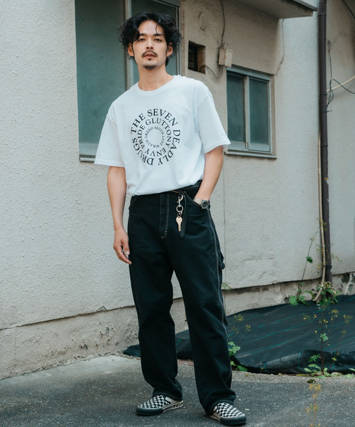 DEVICE（デバイス）の「《即納》サークルロゴ ビッグシルエット Tシャツ オーバーサイズ コットン100%（Tシャツ/カットソー・メンズ・ホワイト・FREE）」の20枚目の写真