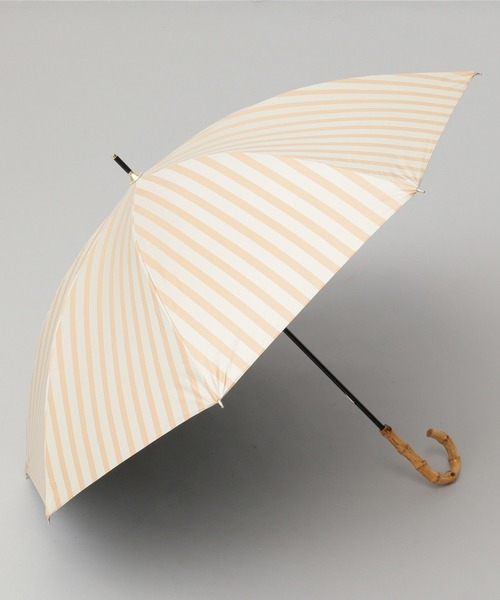 A part by（アパートバイ）の「≪追加2≫シャコウバンブーカサ（長傘・レディース・ブラック/ライトベージュ/ベージュ/ブラック系その他2/ブルー系その他2/アイボリー・FREE）」の5枚目の写真