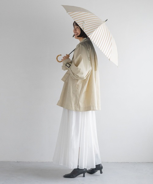 A part by（アパートバイ）の「≪追加2≫シャコウバンブーカサ（長傘・レディース・ブラック/ライトベージュ/ベージュ/ブラック系その他2/ブルー系その他2/アイボリー・FREE）」の11枚目の写真