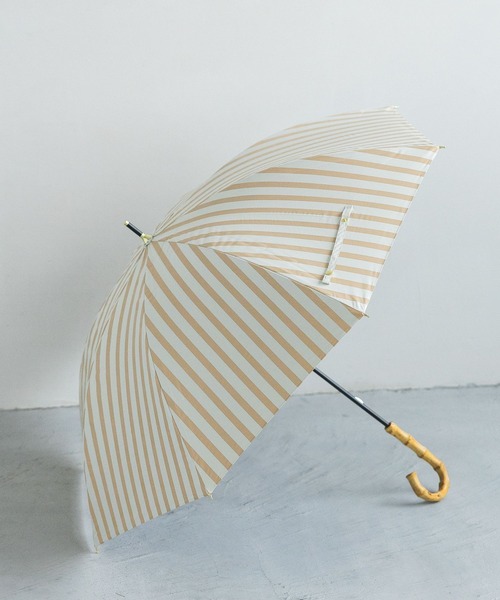 A part by（アパートバイ）の「≪追加2≫シャコウバンブーカサ（長傘・レディース・ブラック/ライトベージュ/ベージュ/ブラック系その他2/ブルー系その他2/アイボリー・FREE）」の12枚目の写真