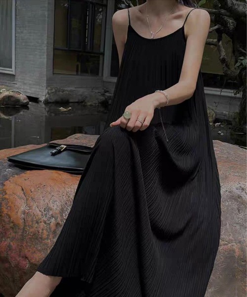 M me eme エムミーエメ ブークレフレアワンピース ブラック M me eme