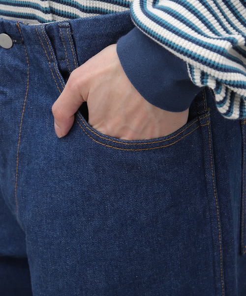 WESTOVERALLS（ウエストオーバーオールズ）の「【WESTOVERALLS / ウェストオーバーオールズ】802S DENIM（デニムパンツ・メンズ・ダークブルー・34/32）」の9枚目の写真