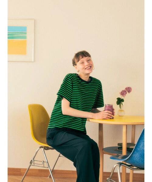 AMERICAN HOLIC（アメリカンホリック）の「バックタックカットプルオーバー（Tシャツ/カットソー・レディース・ブラック系その他4/イエロー/レッド系その他/ブルー系その他2/ブルー・M/L）」の8枚目の写真