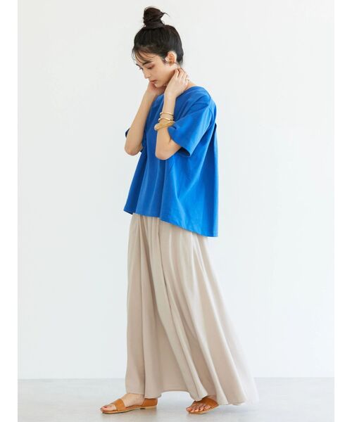 AMERICAN HOLIC（アメリカンホリック）の「バックタックカットプルオーバー（Tシャツ/カットソー・レディース・ブラック系その他4/イエロー/レッド系その他/ブルー系その他2/ブルー・M/L）」の12枚目の写真