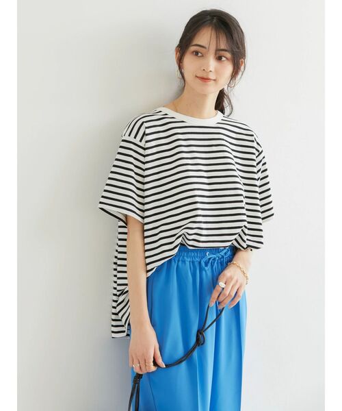 AMERICAN HOLIC（アメリカンホリック）の「バックタックカットプルオーバー（Tシャツ/カットソー・レディース・ブラック系その他4/イエロー/レッド系その他/ブルー系その他2/ブルー・M/L）」の14枚目の写真