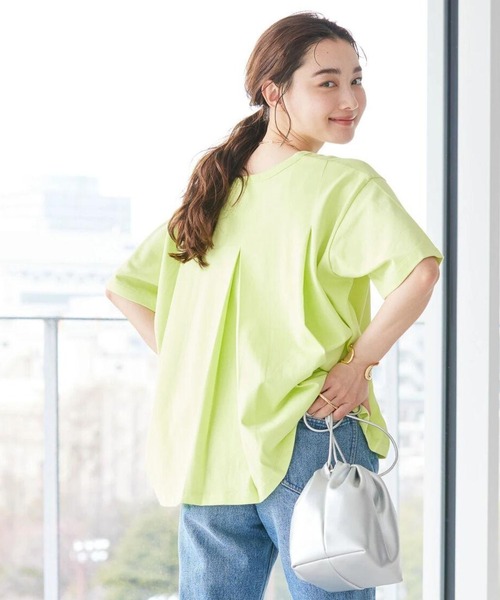 AMERICAN HOLIC（アメリカンホリック）の「バックタックカットプルオーバー（Tシャツ/カットソー・レディース・ブラック系その他4/イエロー/レッド系その他/ブルー系その他2/ブルー・M/L）」の4枚目の写真