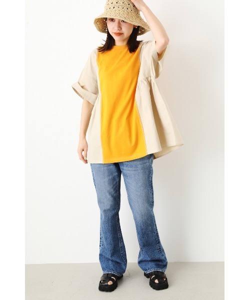 RODEO CROWNS WIDE BOWL(ロデオクラウンズワイドボウル)の「Military ドッキングトップス(その他トップス・レディース・ブラック/ベージュ/カーキ・FREE)」の7枚目の写真