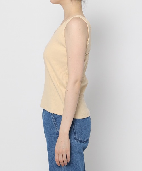 mysty woman（ミスティウーマン）の「メッシュプルオーバータンクSET　906159（Tシャツ/カットソー・レディース・ブラック/ライトベージュ/オフホワイト・FREE）」の20枚目の写真