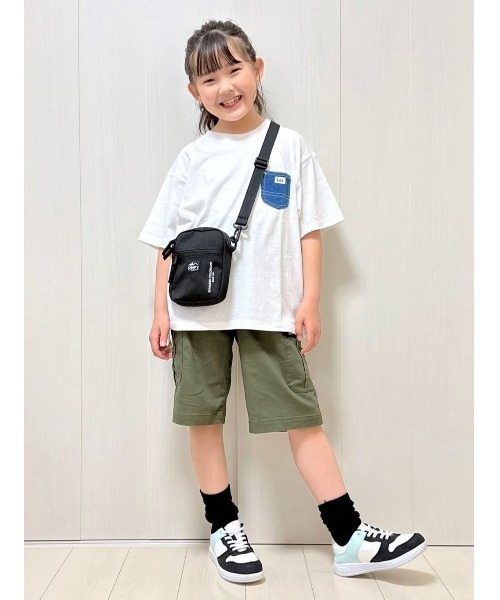 Lee(リー)の「【Lee】デニムポケットTシャツ(Tシャツ/カットソー・キッズ・ホワイト・130/140/105/150/120/160)」の19枚目の写真