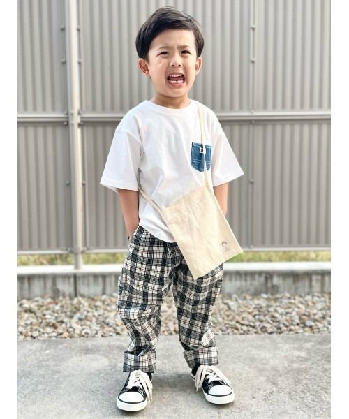 Lee(リー)の「【Lee】デニムポケットTシャツ(Tシャツ/カットソー・キッズ・ホワイト・130/140/105/150/120/160)」の10枚目の写真
