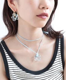 アクセサリー Sisi Joia long fleur necklace Long Fleur necklace - Cream – Sisi Joia