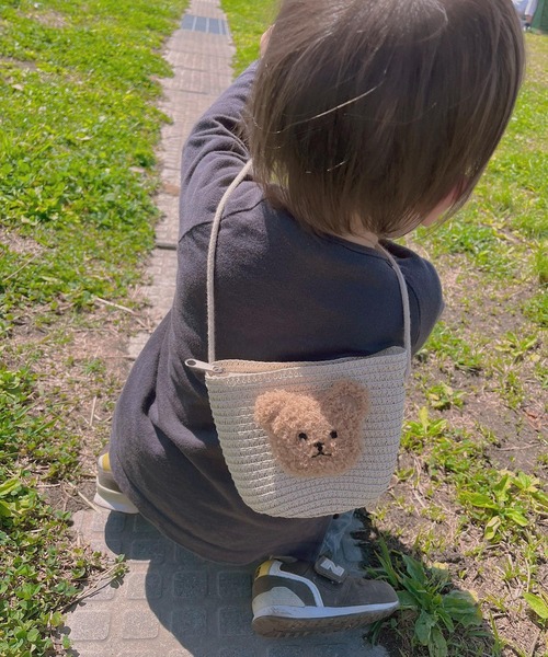 CERCA(チェルカ)の「lulunoix/デザインポシェット(ショルダーバッグ・キッズ・ベージュ/ブラウン/ピンク/ホワイト/ベージュ系1/ピンク系1/ベージュ系2/ブラウン系2/ホワイト系2/ピンク系2/ホワイト系3/ベージュ系3・FREE)」の6枚目の写真