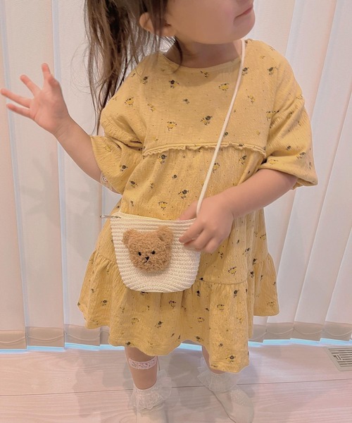 CERCA(チェルカ)の「lulunoix/デザインポシェット(ショルダーバッグ・キッズ・ベージュ/ブラウン/ピンク/ホワイト/ベージュ系1/ピンク系1/ベージュ系2/ブラウン系2/ホワイト系2/ピンク系2/ホワイト系3/ベージュ系3・FREE)」の2枚目の写真