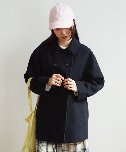 bulle de savon（ビュルデサボン）の「super100 ダブル釦ブルゾン