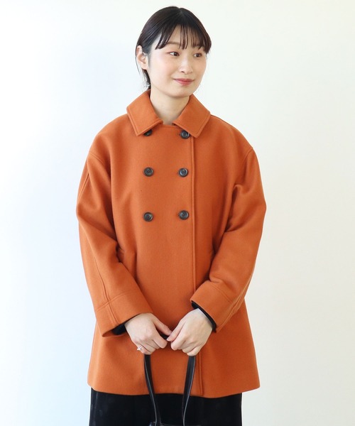 【セール】super100 ダブル釦ブルゾン（ブルゾン）｜bulle de savon（ビュルデサボン）