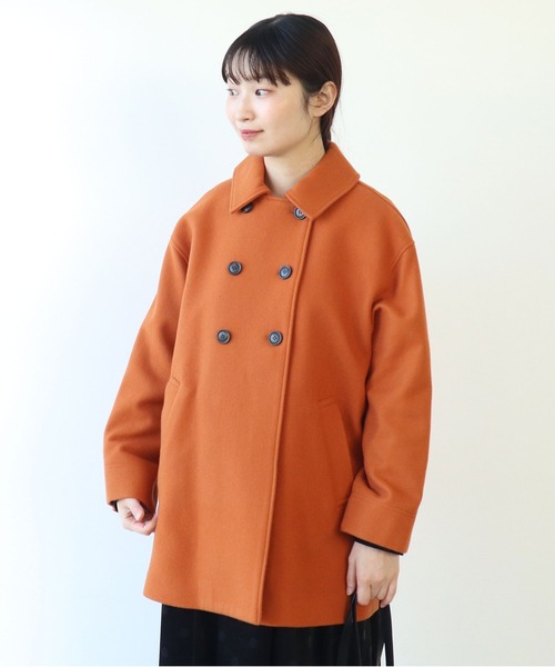 【セール】super100 ダブル釦ブルゾン（ブルゾン）｜bulle de savon（ビュルデサボン）