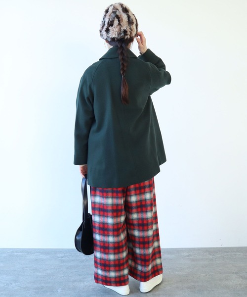 【セール】super100 ダブル釦ブルゾン（ブルゾン）｜bulle de savon（ビュルデサボン）