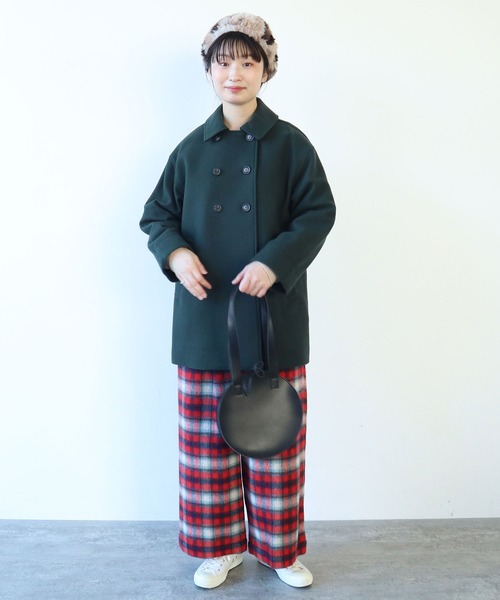 【セール】super100 ダブル釦ブルゾン（ブルゾン）｜bulle de savon（ビュルデサボン）