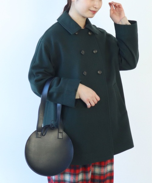 【セール】super100 ダブル釦ブルゾン（ブルゾン）｜bulle de savon（ビュルデサボン）