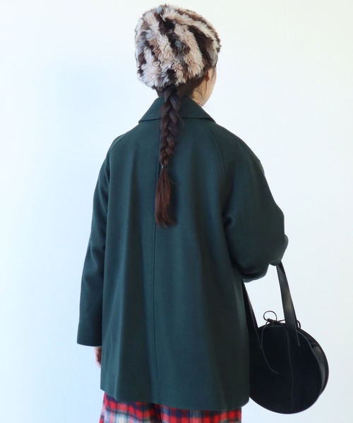 【セール】super100 ダブル釦ブルゾン（ブルゾン）｜bulle de savon（ビュルデサボン）